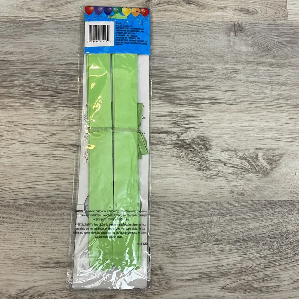 Free - 2 Packages of Green Hanging Decorations, Tissue Pom Poms 12
